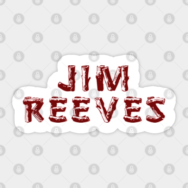 Jim Reeves Apparel Sticker by Kokogemedia Apparelshop